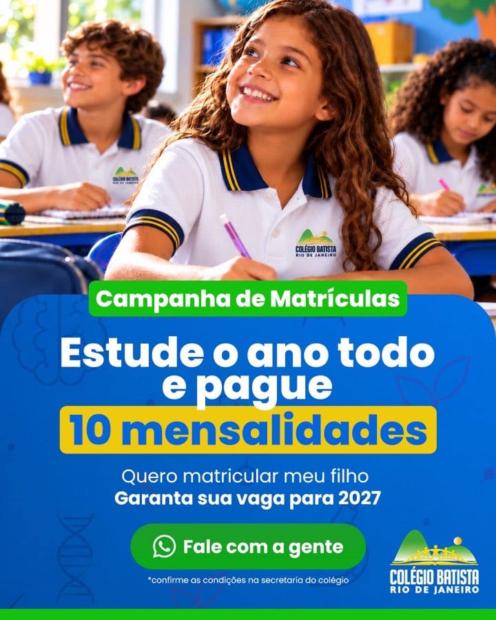 Criativo de matrículas · Colégio Batista