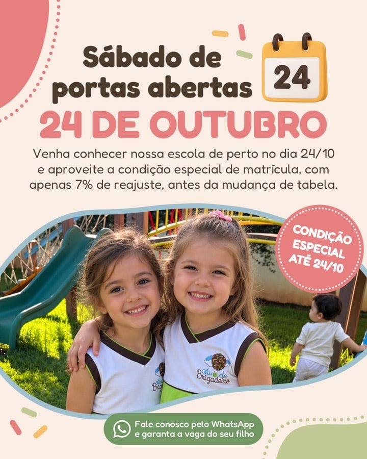 Criativo de campanha de matrículas